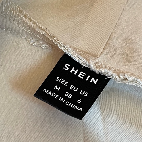 SHEIN Blouse - V-Neck Long Sleeve Crisscross Elegant Top - Picture 8 of 10